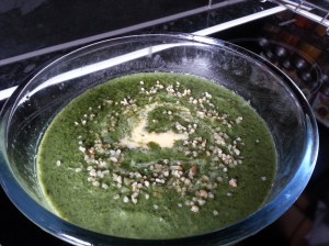 Watercress, Rocket and Spinach Soup